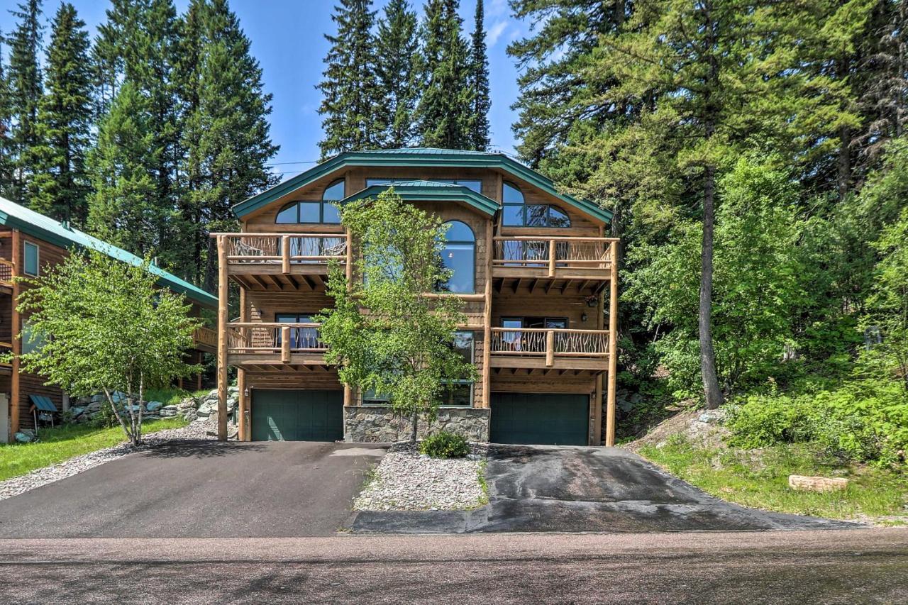 Rustic Home On Whitefish Mountain, Near Ski Run! Exterior photo
