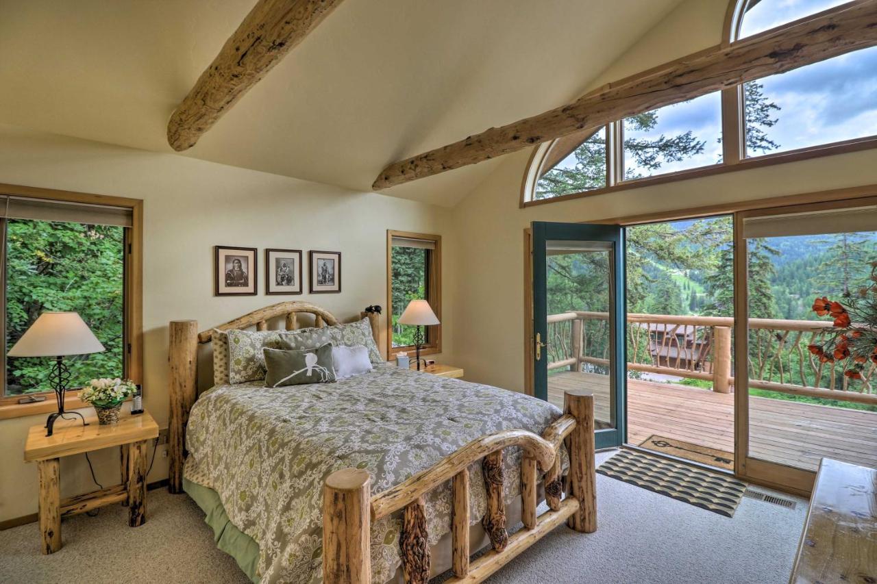 Rustic Home On Whitefish Mountain, Near Ski Run! Exterior photo