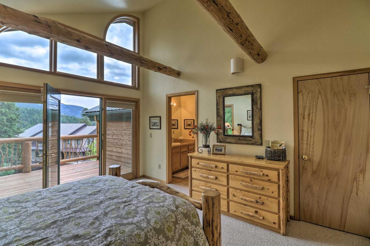 Rustic Home On Whitefish Mountain, Near Ski Run! Exterior photo