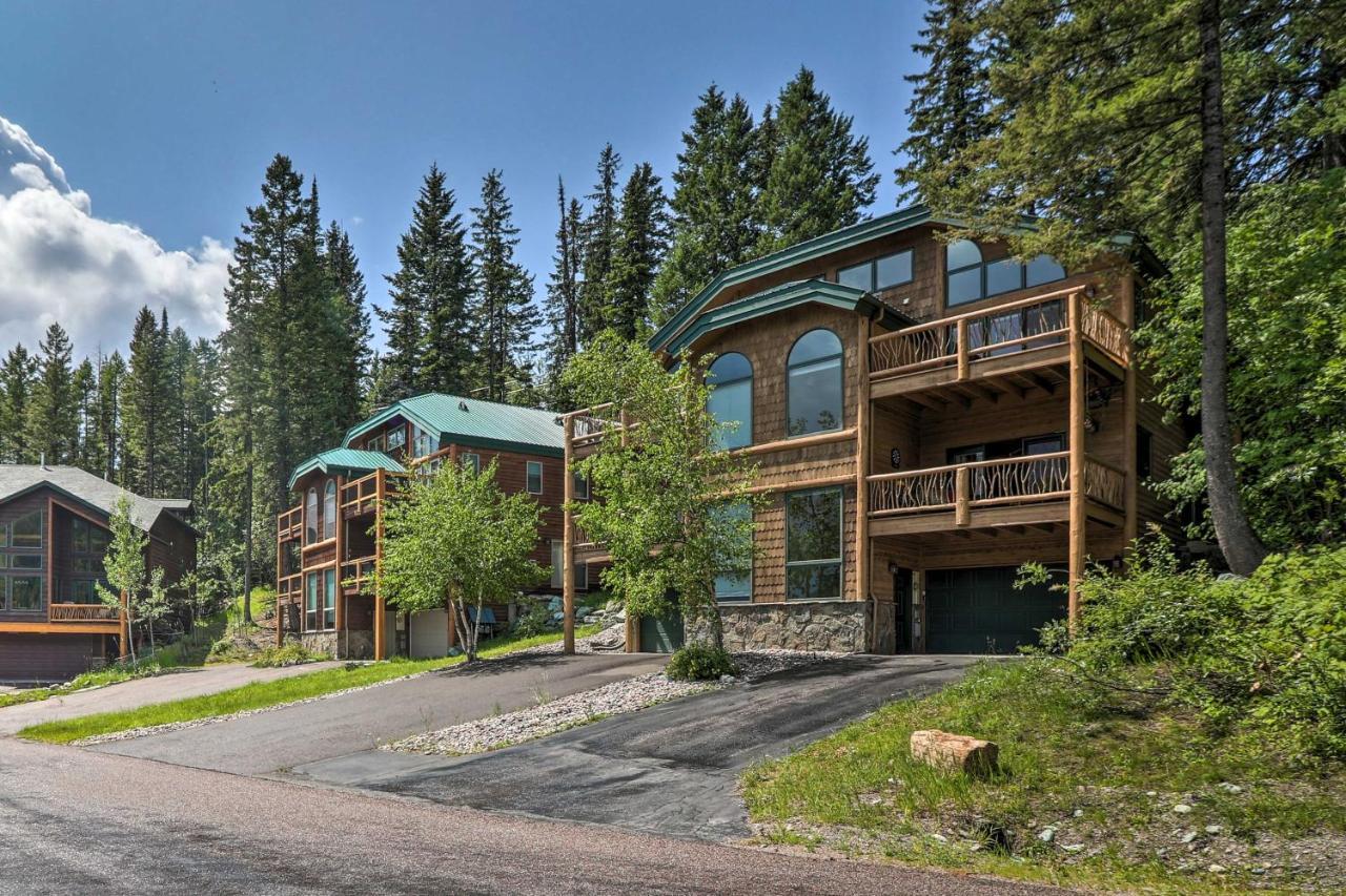 Rustic Home On Whitefish Mountain, Near Ski Run! Exterior photo