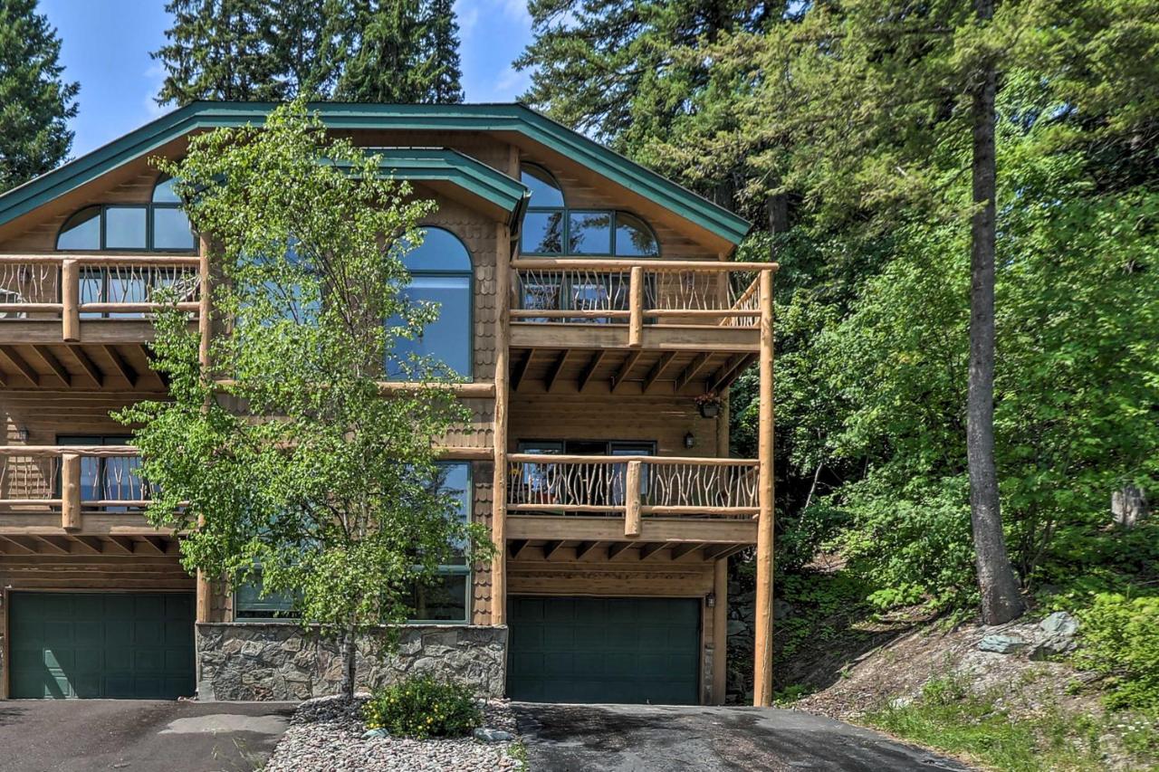 Rustic Home On Whitefish Mountain, Near Ski Run! Exterior photo
